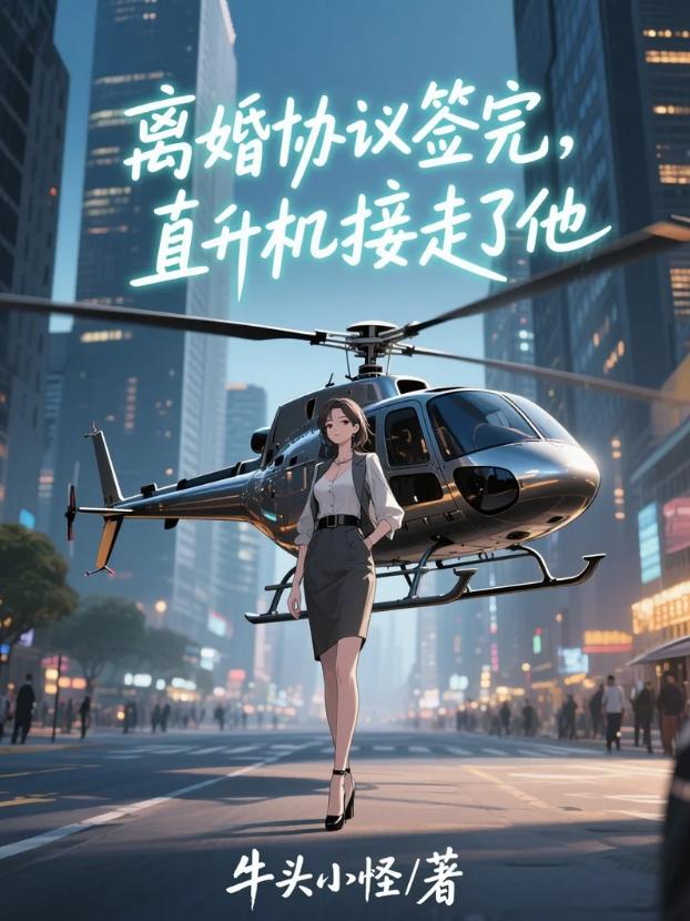 离婚协议签完，直升机接走了他